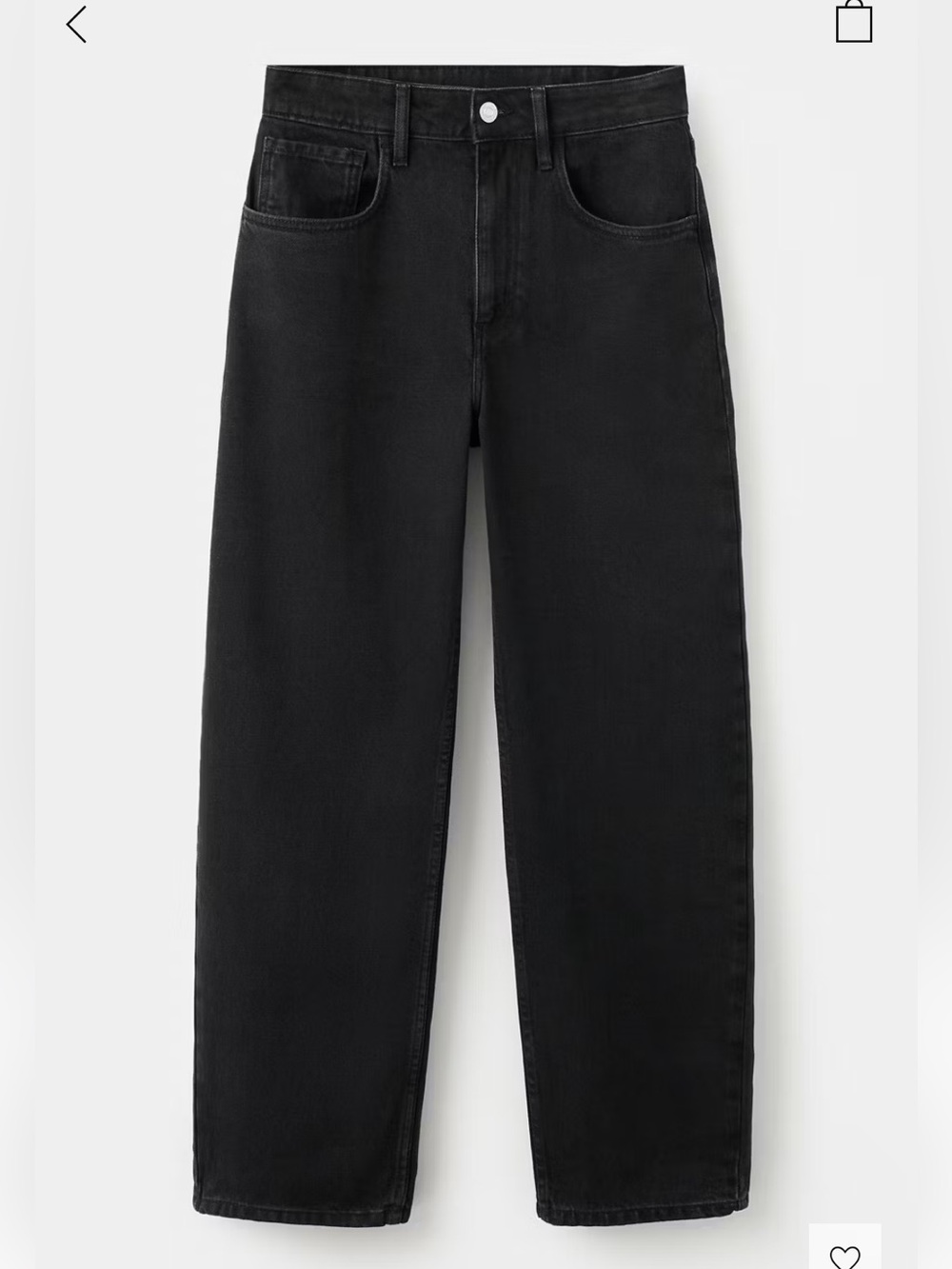Black Barrel leg Jeans